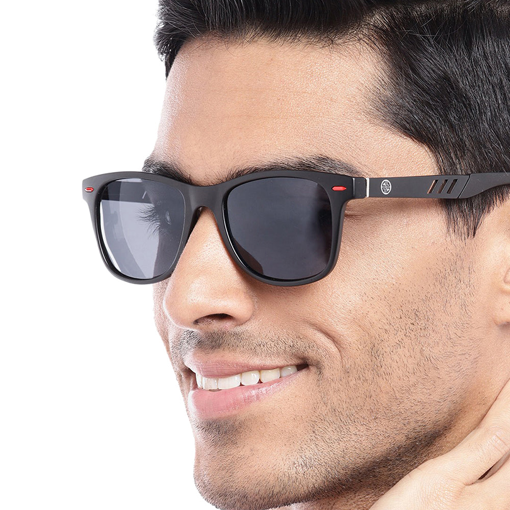 Buy Stylish Blue Square Polarized Lens Wayfarer Sunglasses For Men-Jac –  JACKMARC.COM